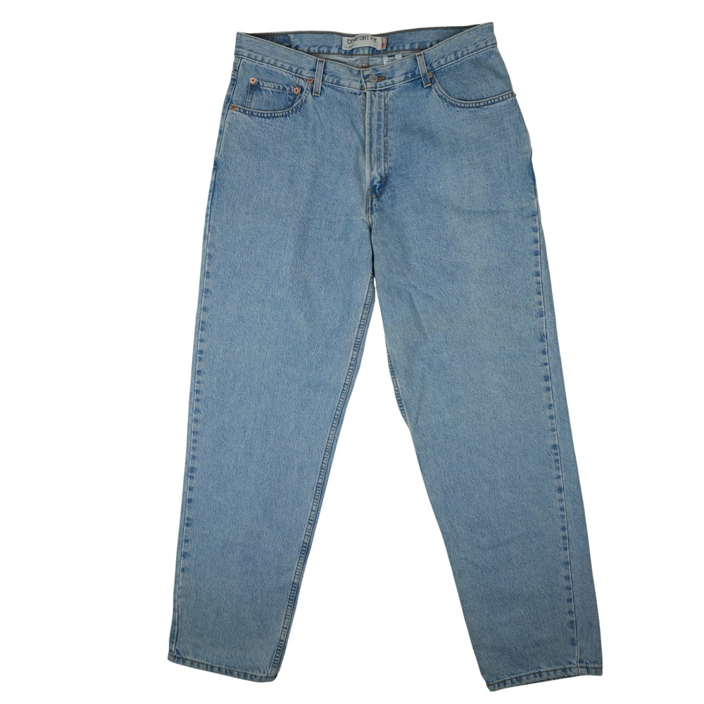 Levis 560 Comfort Fit Jeans Mens 36x34 Light Wash Blue Vintage 2005 Tapered Leg